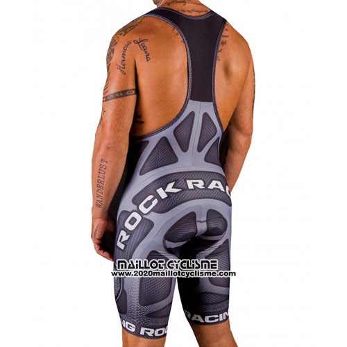 2016 Maillot Ciclismo Rock Racing Marron Manches Courtes et Cuissard